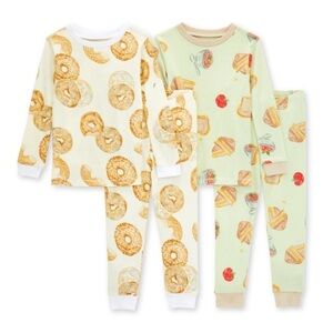 Burt’s Bees New York Bagel Organic Baby Snug Fit Pajamas - 2 Pack